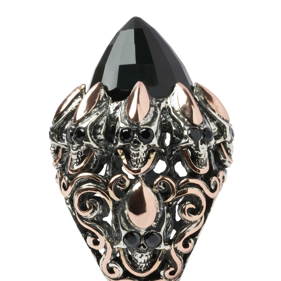ALIEN VORTEX Ring | Intricate Skull Design | KD2024 LSD